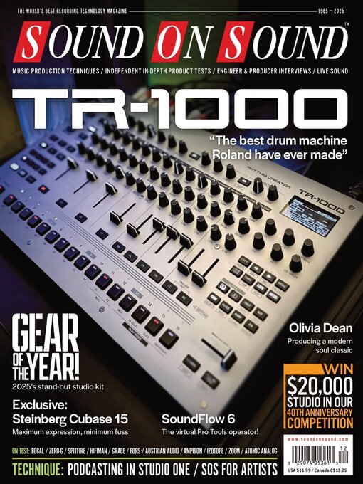 Title details for Sound On Sound USA by Sound On Sound Ltd - Available